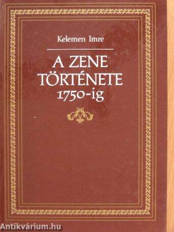 A zene története 1750-ig