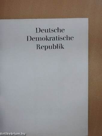 DDR - Deutsche Demokratische Republik