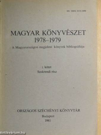 Magyar Könyvészet 1978-1979. I-III.