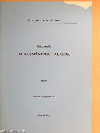 Alkotmányjogi alapok