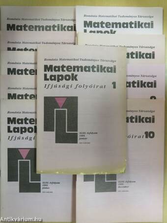 Matematikai lapok 1995/1-10.