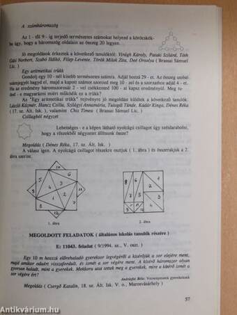 Matematikai lapok 1995/1-10.