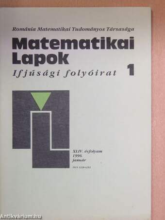 Matematikai lapok 1996/1-10.