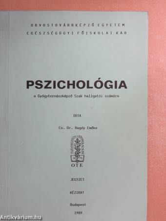 Pszichológia