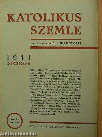 Katolikus Szemle 1941. december