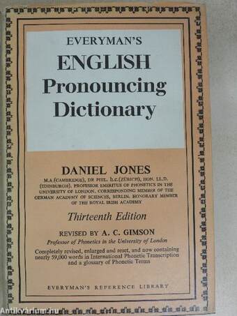 Everyman's English Pronouncing Dictionary