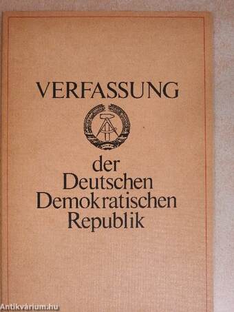 Verfassung der Deutschen Demokratischen Republik