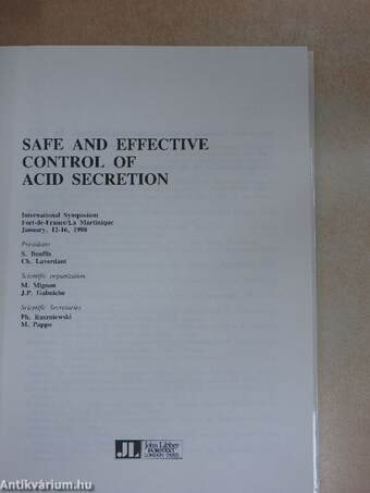 Safe and Effective Control of Acid Secretion