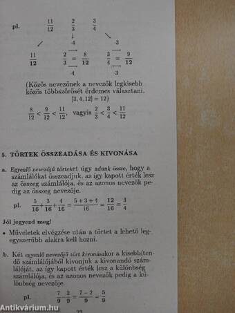 Matematikai képlet- és fogalomtár