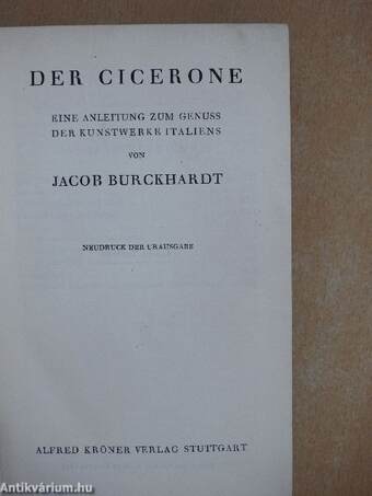 Der Cicerone