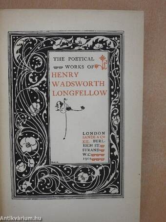 The Poetical Works of Henry Wadsworth Longfellow