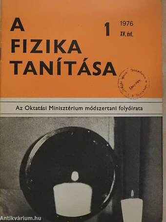 A fizika tanítása 1976/1.