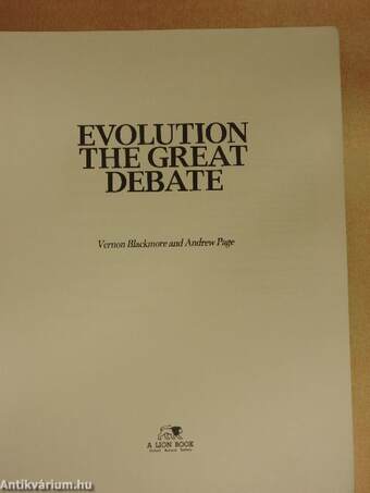 Evolution, the great debate