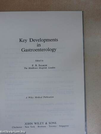 Key Developments in Gastroenterology