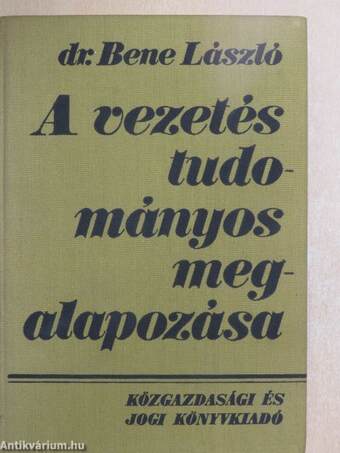 A vezetés tudományos megalapozása