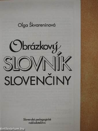 Obrázkovy Slovník Slovenciny