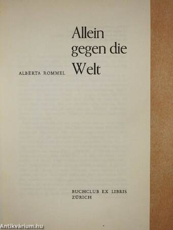 Allein gegen die Welt