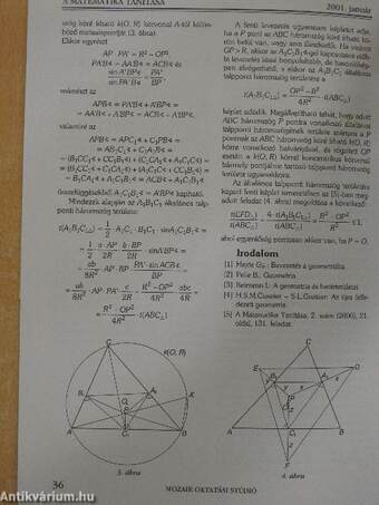 A matematika tanítása 2001/1-5.