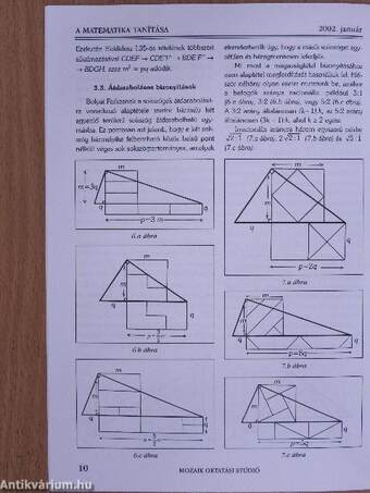 A matematika tanítása 2002/1-5.