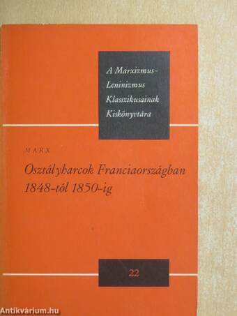 Osztályharcok Franciaországban 1848-tól 1850-ig