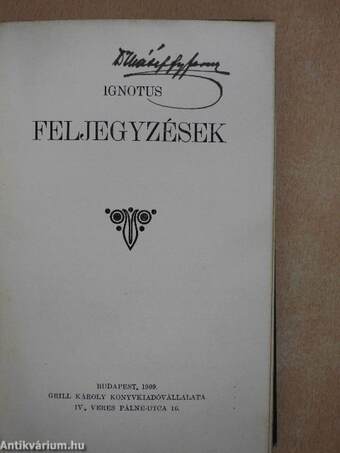 Feljegyzések
