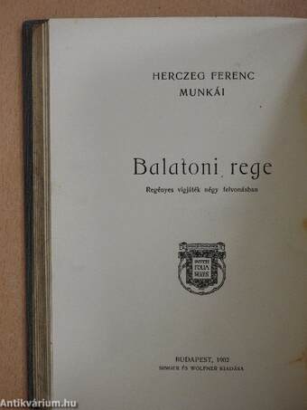 Ocskay brigadéros/Balatoni rege