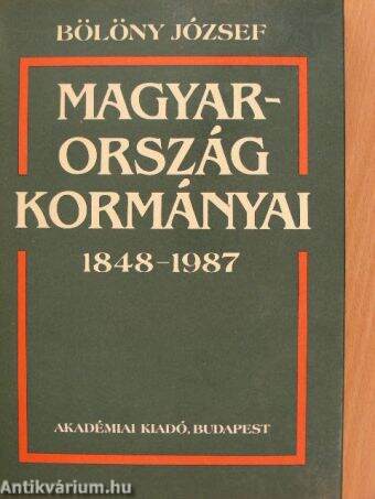 Magyarország kormányai 1848-1987