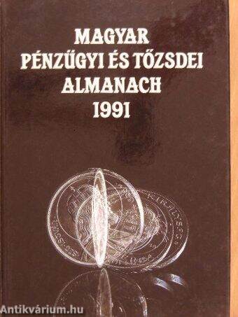 Magyar pénzügyi és tőzsdei almanach 1991