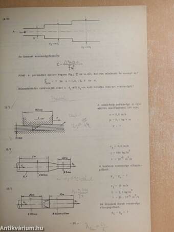 Folyadékok mechanikája példatár