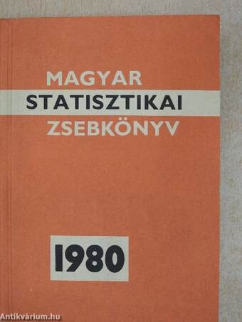 Magyar statisztikai zsebkönyv 1980.