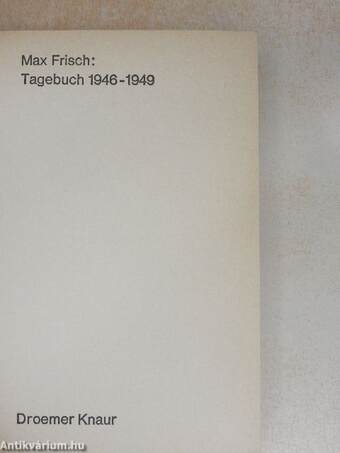 Tagebuch 1946-1949