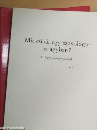 Mit csinál egy szexológus az ágyban?