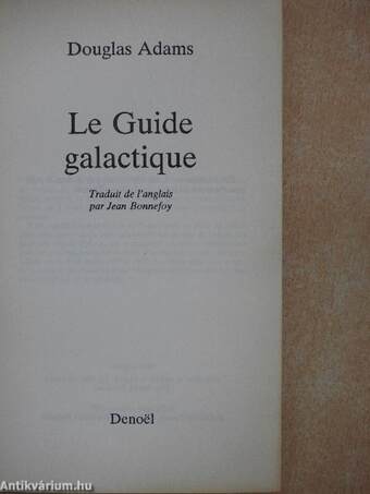 Le Guide galactique