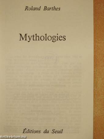 Mythologies