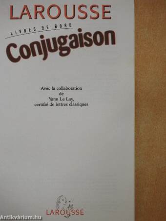 Larousse Livres de Bord - Conjugaison