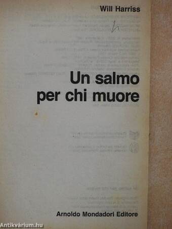 Un salmo per chi muore