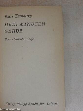 Drei Minuten Gehör