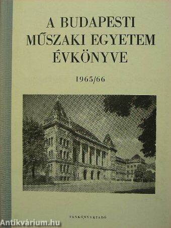 A Budapesti Műszaki Egyetem Évkönyve 1965/66