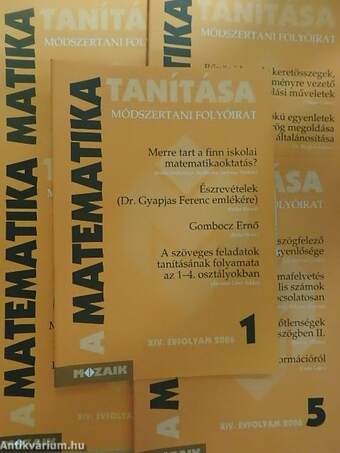 A matematika tanítása 2006/1-5.