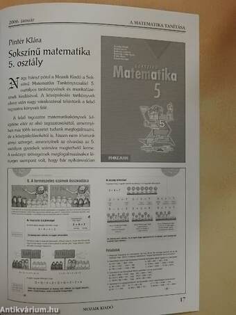 A matematika tanítása 2006/1-5.