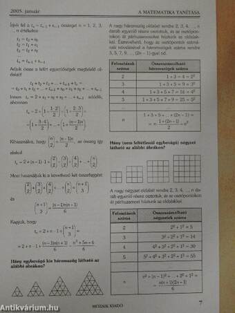 A matematika tanítása 2005/1-5.