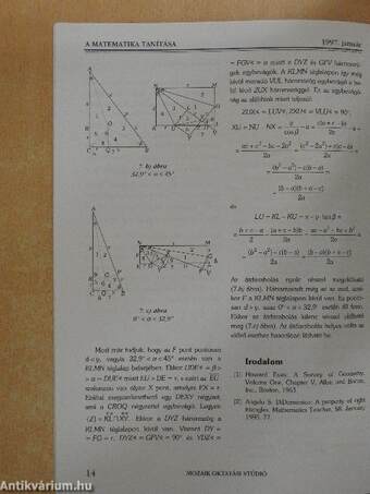 A matematika tanítása 1997/1-5.