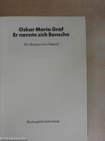 Er nannte sich Banscho