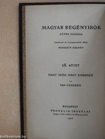 Nagy idők, nagy emberek