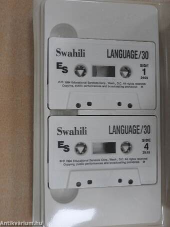 Swahili - 2 db kazettával