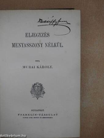 Eljegyzés menyasszony nélkül