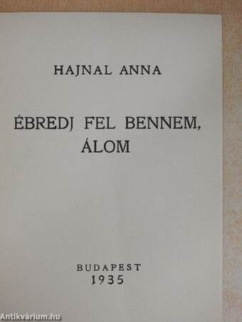 Ébredj fel bennem, álom