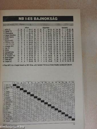 A Nemzeti Sport labdarúgó-évkönyve 1996-97.