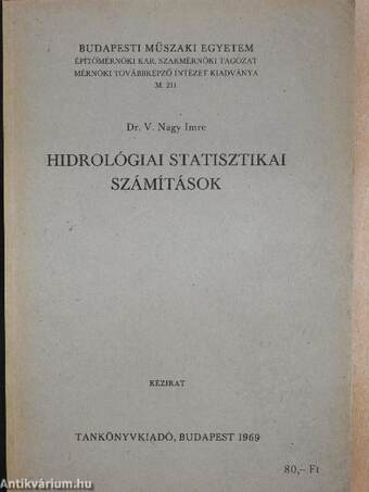 Hidrológiai statisztikai számítások