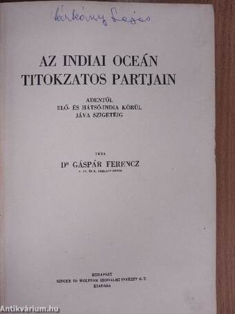 Az Indiai Oceán titokzatos partjain